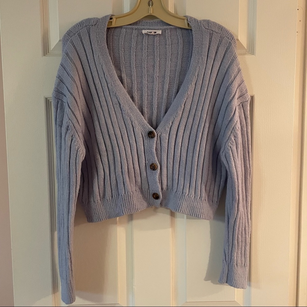 Garage Kaylee Cardigan in Blue